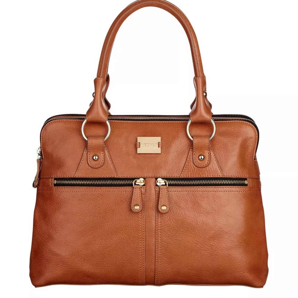 Modalu Pippa Medium Cognac Leather Handbag